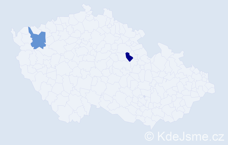 Příjmení: 'Forgo', počet výskytů 14 v celé ČR