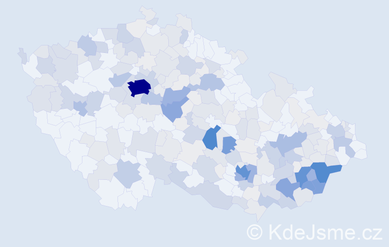 Příjmení: 'Zichová', počet výskytů 992 v celé ČR
