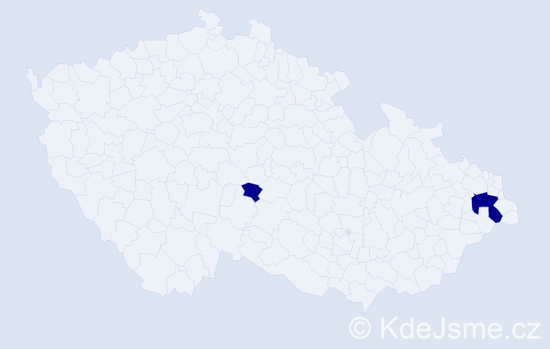 Příjmení: 'Pecikiewicz', počet výskytů 2 v celé ČR