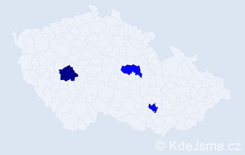 Příjmení: 'Ricová', počet výskytů 4 v celé ČR