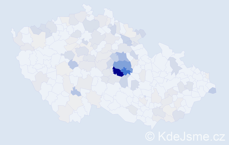 Příjmení: 'Joska', počet výskytů 340 v celé ČR