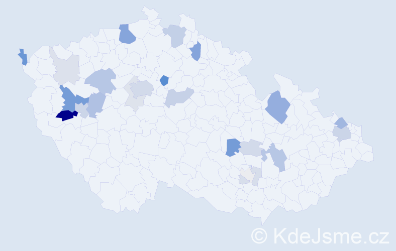 Příjmení: 'Greif', počet výskytů 72 v celé ČR