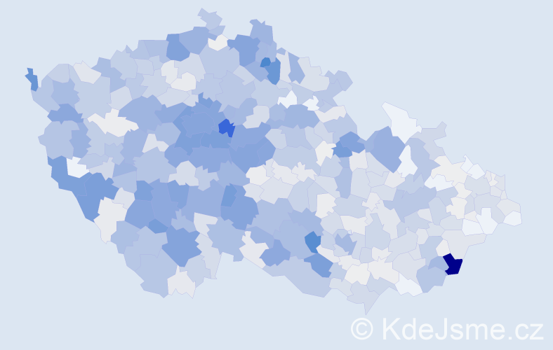 Příjmení: 'Strnadová', počet výskytů 4507 v celé ČR