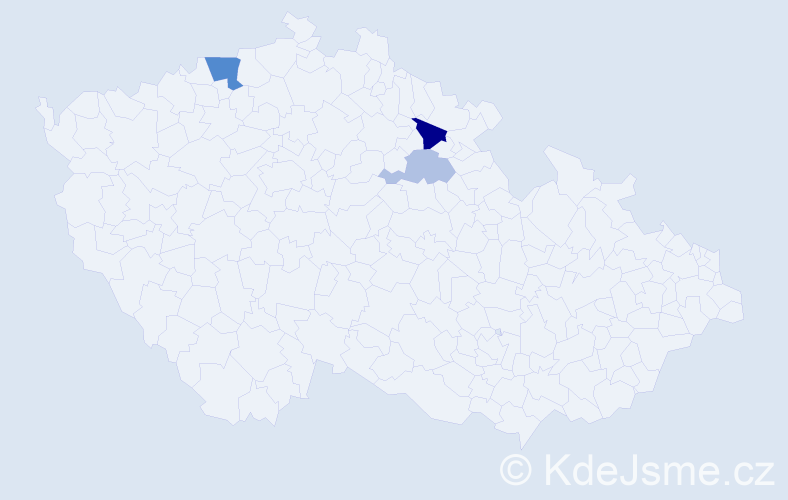 Příjmení: 'Matašová', počet výskytů 6 v celé ČR