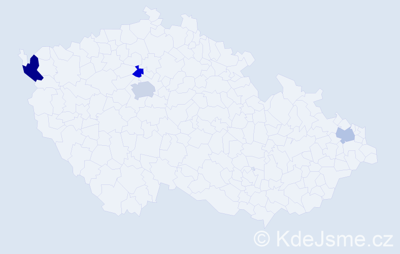 Příjmení: 'Tumidalská', počet výskytů 6 v celé ČR