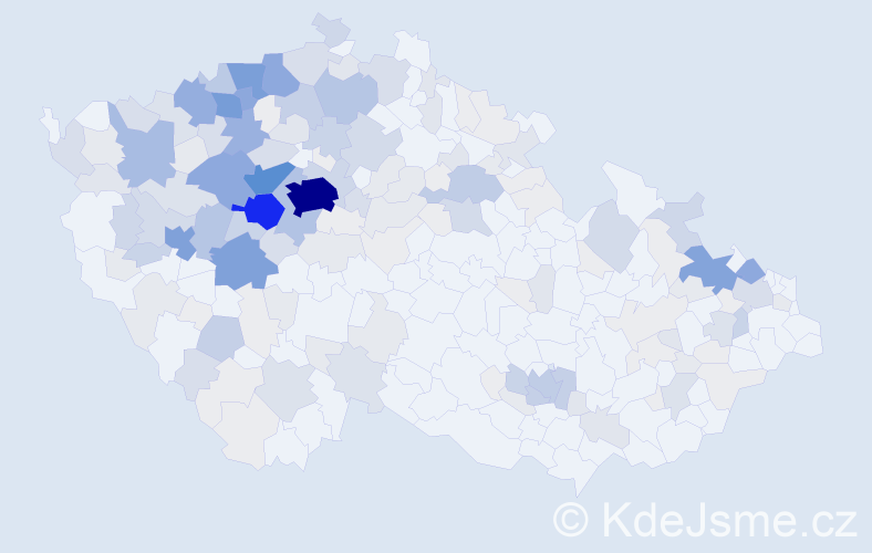 Příjmení: 'Paterová', počet výskytů 843 v celé ČR