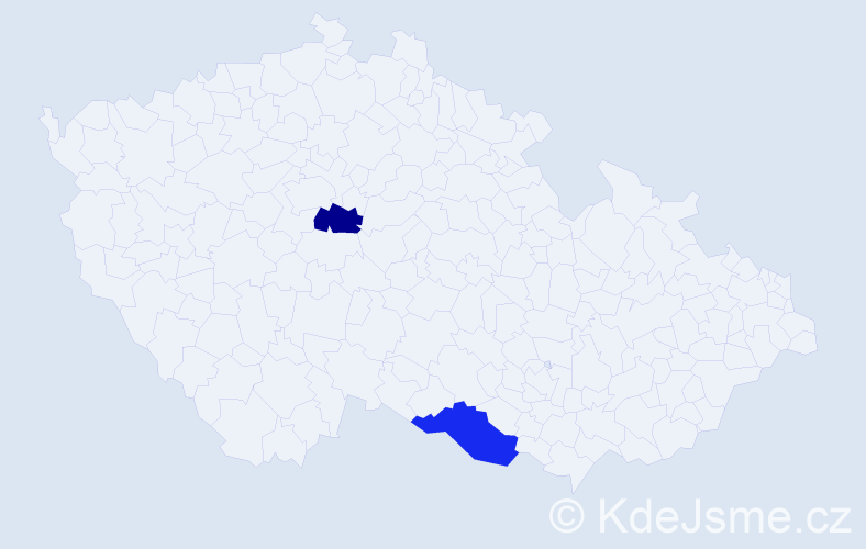 Příjmení: 'Brosenbauerová', počet výskytů 4 v celé ČR