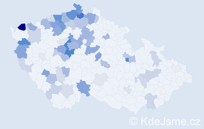 Příjmení: 'Arnoldová', počet výskytů 203 v celé ČR