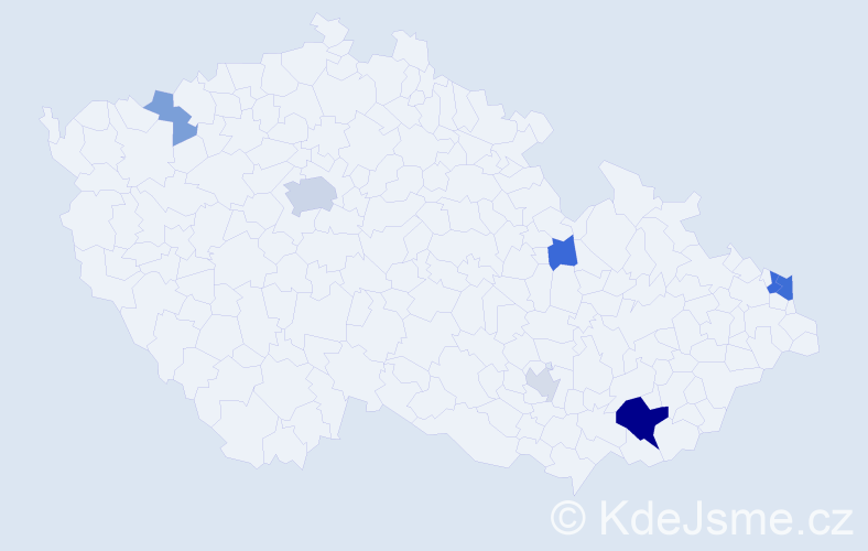 Příjmení: 'Jámborová', počet výskytů 18 v celé ČR