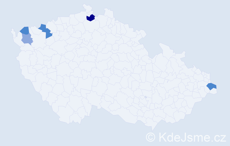 Příjmení: 'Kašubiaková', počet výskytů 16 v celé ČR