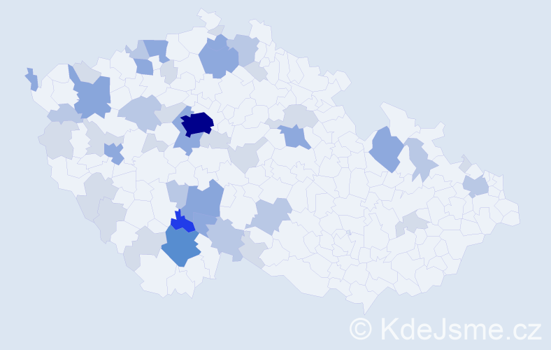 Příjmení: 'Panoch', počet výskytů 111 v celé ČR