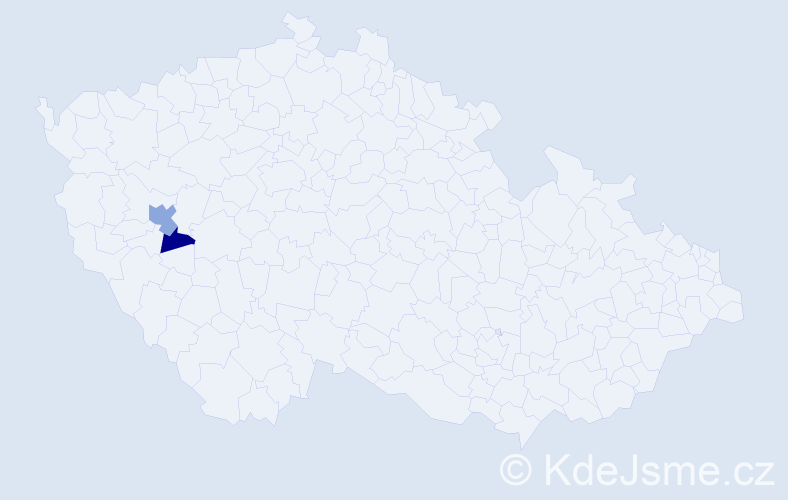 Příjmení: 'Golčáková', počet výskytů 10 v celé ČR