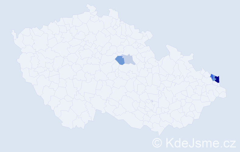 Příjmení: 'Knispel', počet výskytů 14 v celé ČR