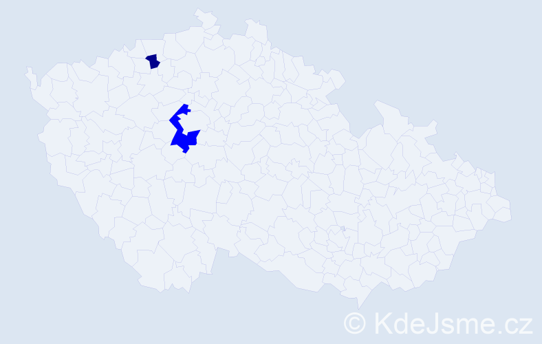 Příjmení: 'Kashitsyna', počet výskytů 3 v celé ČR