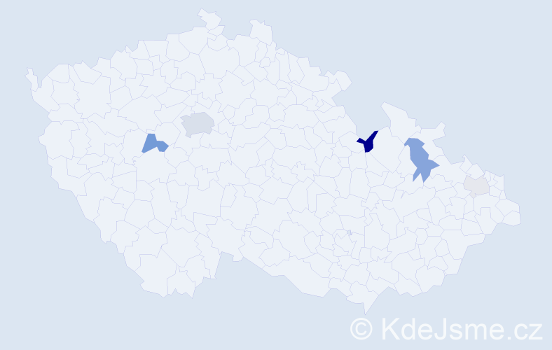 Příjmení: 'Collinsová', počet výskytů 14 v celé ČR