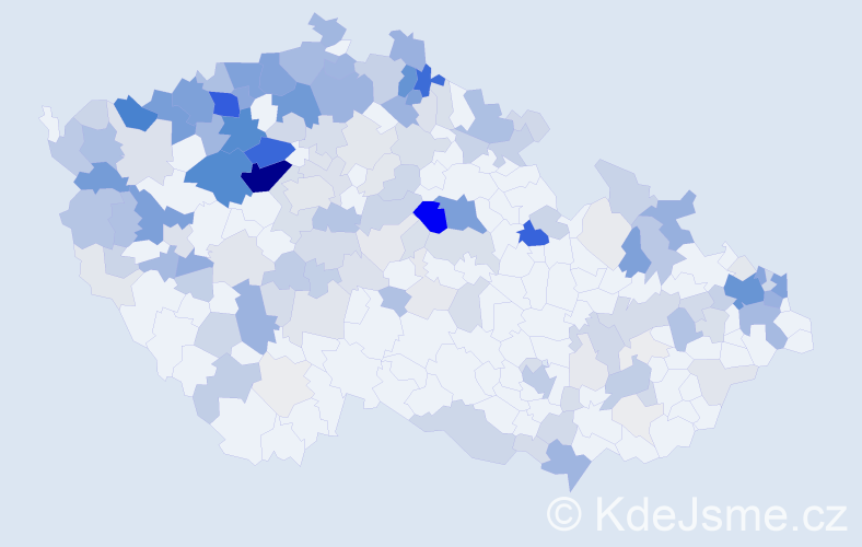 Příjmení: 'Rácová', počet výskytů 808 v celé ČR