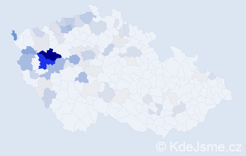 Příjmení: 'Krofta', počet výskytů 252 v celé ČR