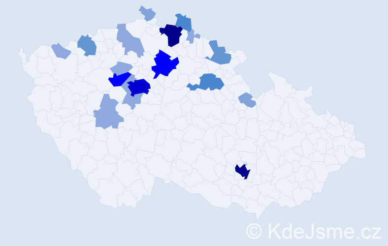 Příjmení: 'Naiman', počet výskytů 61 v celé ČR