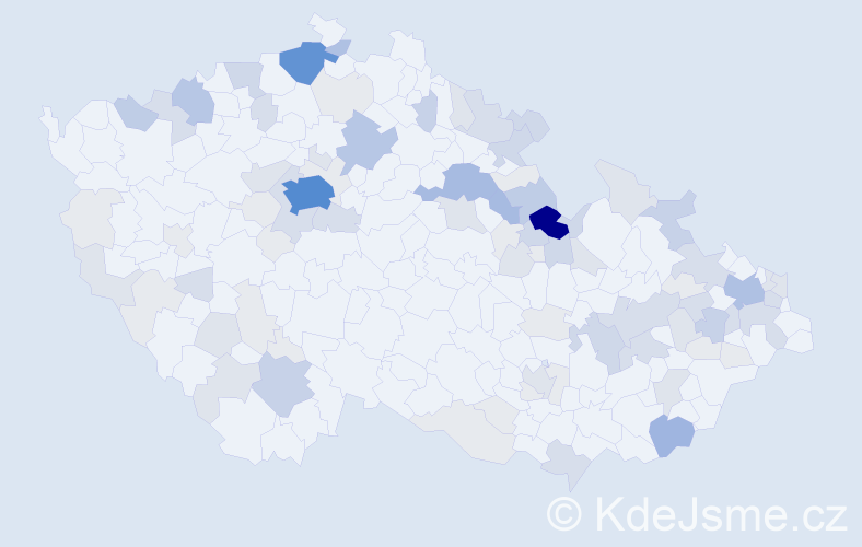Příjmení: 'Lux', počet výskytů 322 v celé ČR