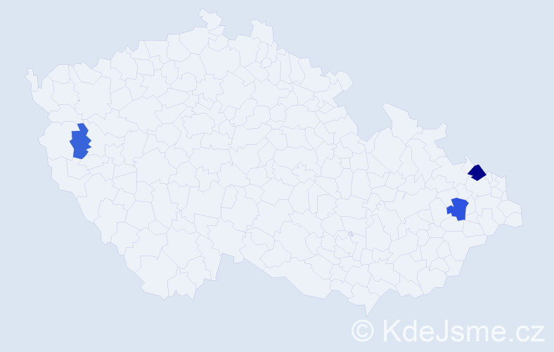 Příjmení: 'Paschek', počet výskytů 8 v celé ČR