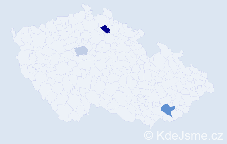 Příjmení: 'Babuša', počet výskytů 4 v celé ČR