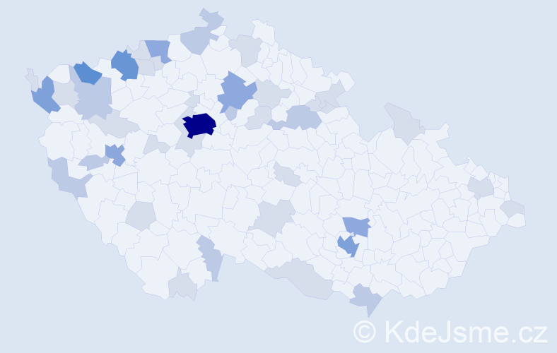 Příjmení: '"Tran Ngoc"', počet výskytů 98 v celé ČR