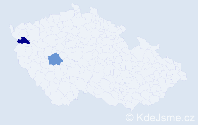Příjmení: 'Niehoff', počet výskytů 2 v celé ČR