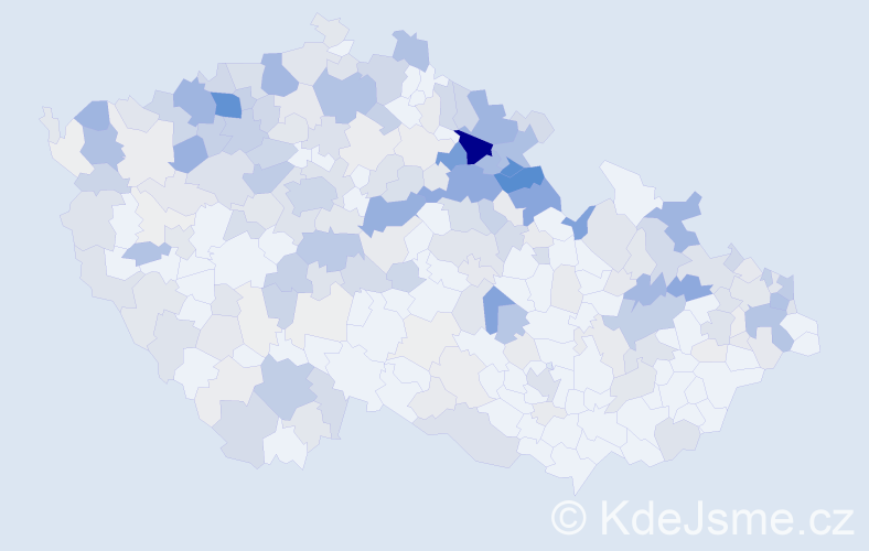 Příjmení: 'Peterová', počet výskytů 1041 v celé ČR