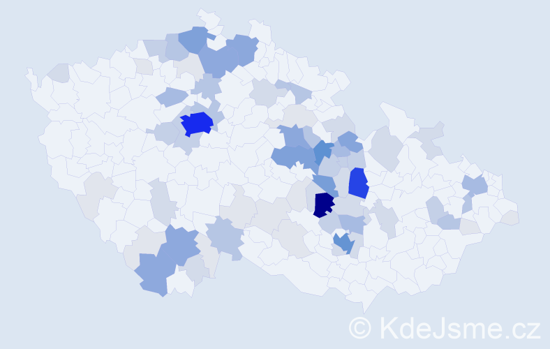 Příjmení: 'Šejnoha', počet výskytů 291 v celé ČR