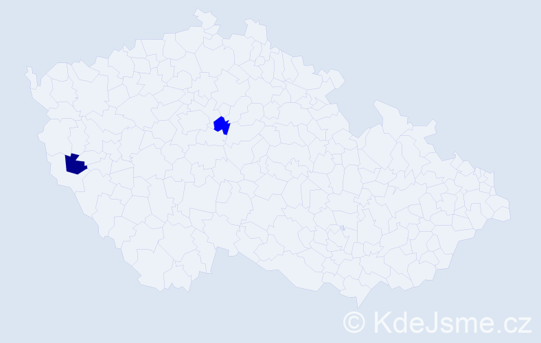 Příjmení: 'Syla', počet výskytů 3 v celé ČR