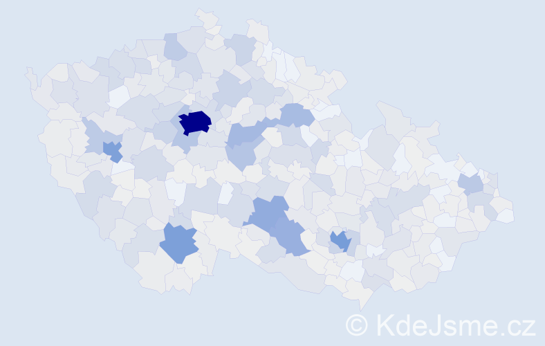 Příjmení: 'Trnková', počet výskytů 3036 v celé ČR