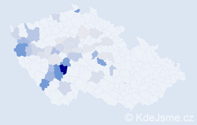 Příjmení: 'Rozhoňová', počet výskytů 109 v celé ČR