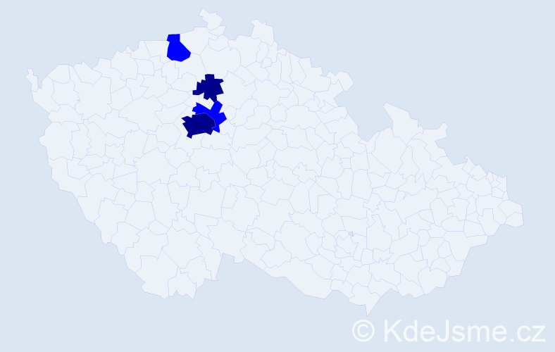 Příjmení: 'Alakbarova', počet výskytů 6 v celé ČR