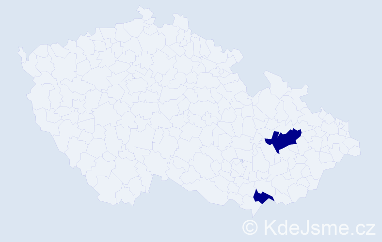 Příjmení: 'Matvijenko', počet výskytů 2 v celé ČR