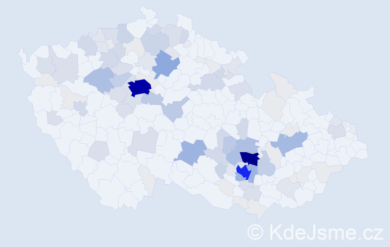 Příjmení: 'Flek', počet výskytů 428 v celé ČR