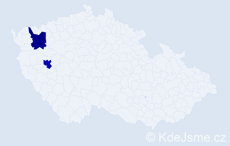 Příjmení: '"Le Roux"', počet výskytů 5 v celé ČR