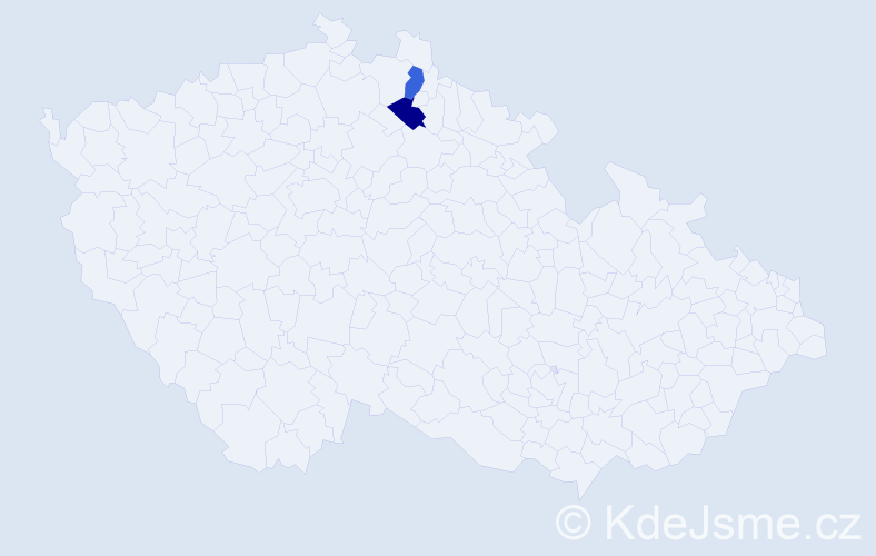 Příjmení: 'Appelfeldová', počet výskytů 2 v celé ČR
