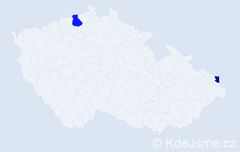 Příjmení: 'Nestoroská', počet výskytů 4 v celé ČR