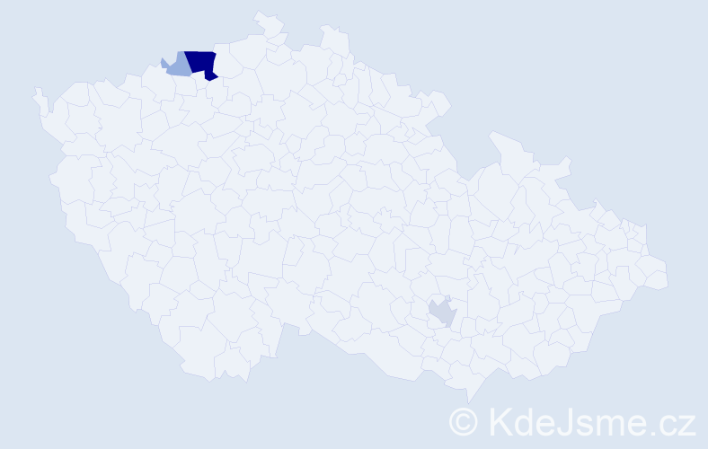 Příjmení: 'Kossakowská', počet výskytů 15 v celé ČR