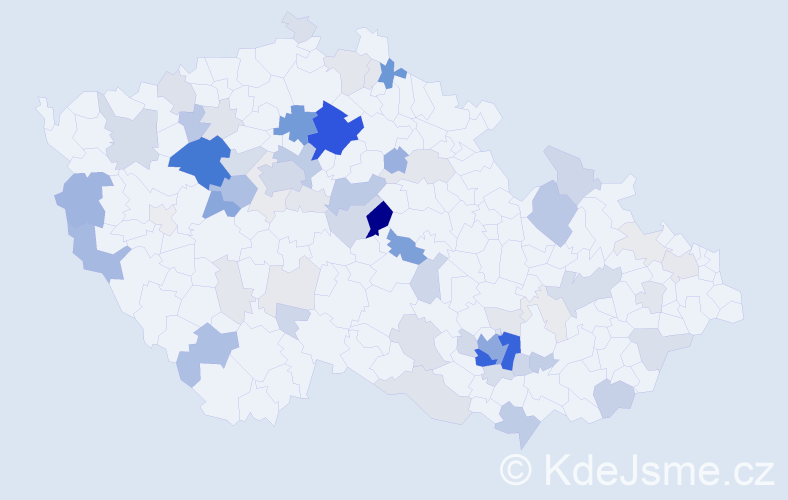 Příjmení: 'Truksa', počet výskytů 263 v celé ČR