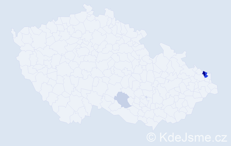 Příjmení: 'Kwiecinski', počet výskytů 11 v celé ČR