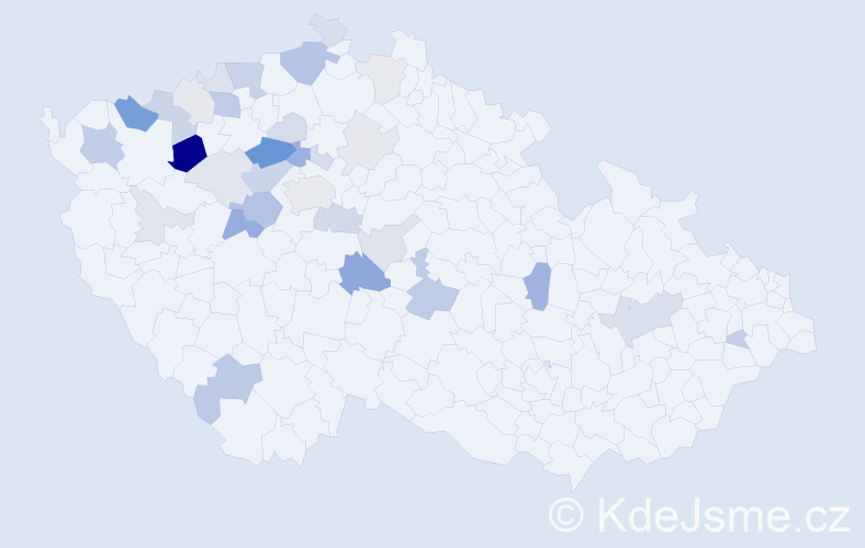 Příjmení: 'Donda', počet výskytů 89 v celé ČR