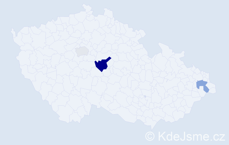 Příjmení: 'Reinert', počet výskytů 9 v celé ČR