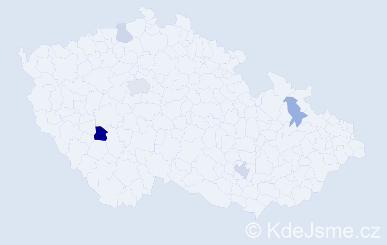 Příjmení: 'Kulchytska', počet výskytů 9 v celé ČR