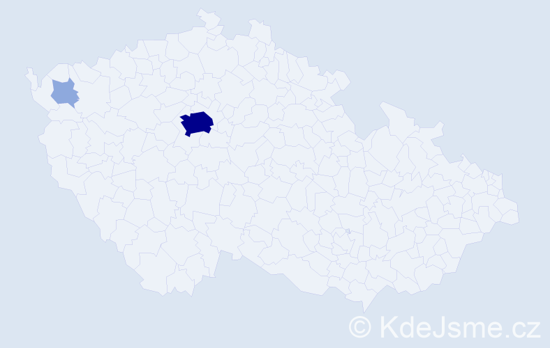 Příjmení: 'Romanovová', počet výskytů 8 v celé ČR