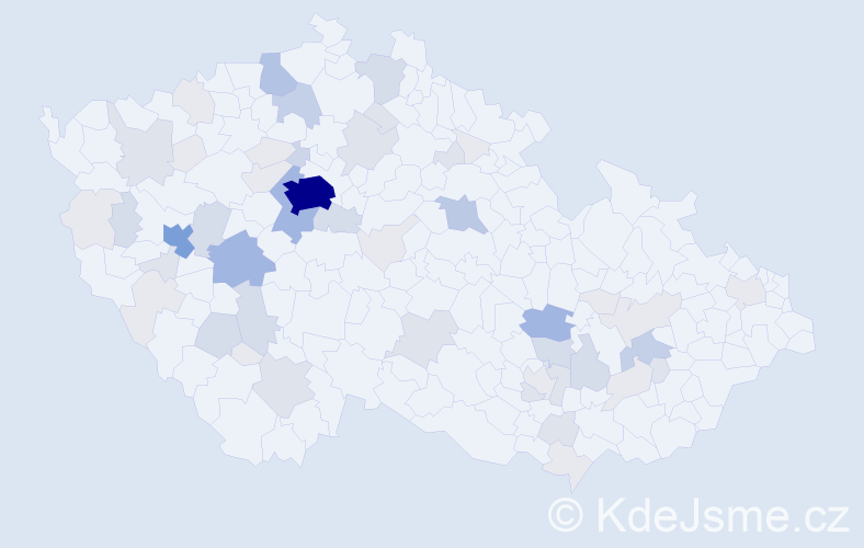 Příjmení: 'Soyma', počet výskytů 185 v celé ČR