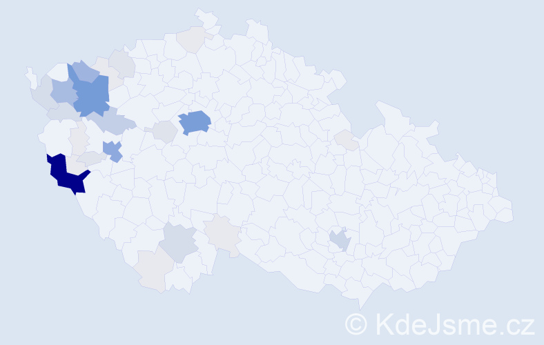 Příjmení: 'Märzová', počet výskytů 147 v celé ČR