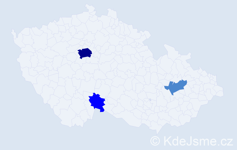 Příjmení: 'Riebová', počet výskytů 6 v celé ČR