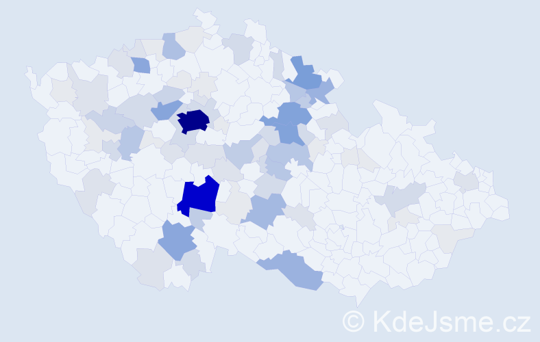 Příjmení: 'Drtina', počet výskytů 326 v celé ČR