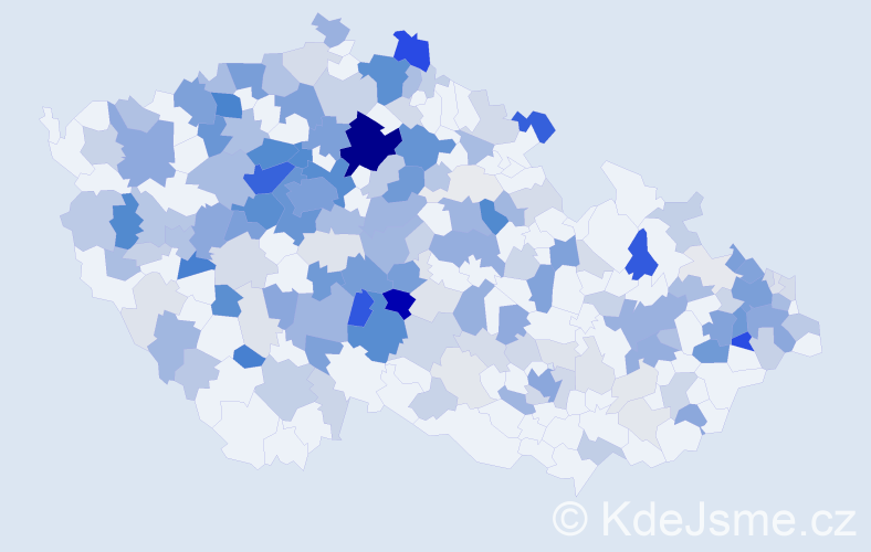 Příjmení: 'Keller', počet výskytů 694 v celé ČR